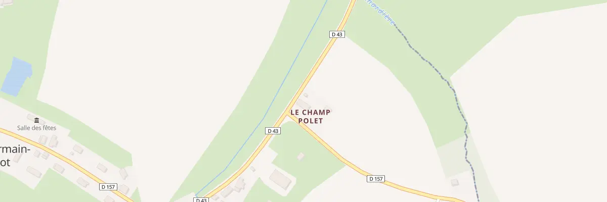 Plan du 1 Rte de Leffard à Saint-Germain-Langot