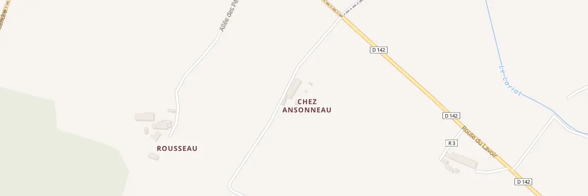 Plan du 1 Che de la Bauche à Vanzac