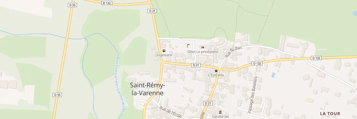Plan du 16 Rue Saint-Aubin à Brissac Loire Aubance