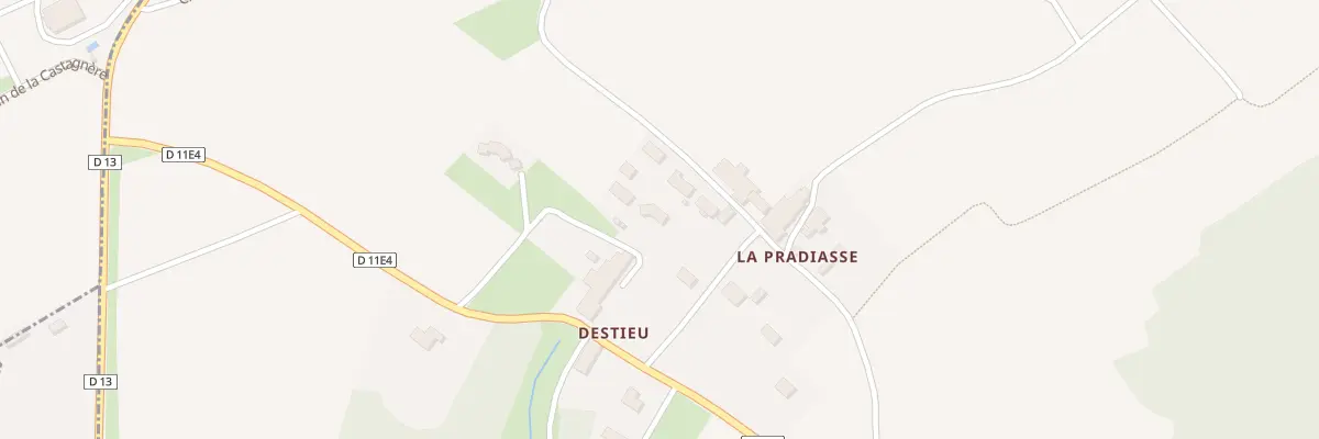 Plan du 7 Destieu Nord à Laroque