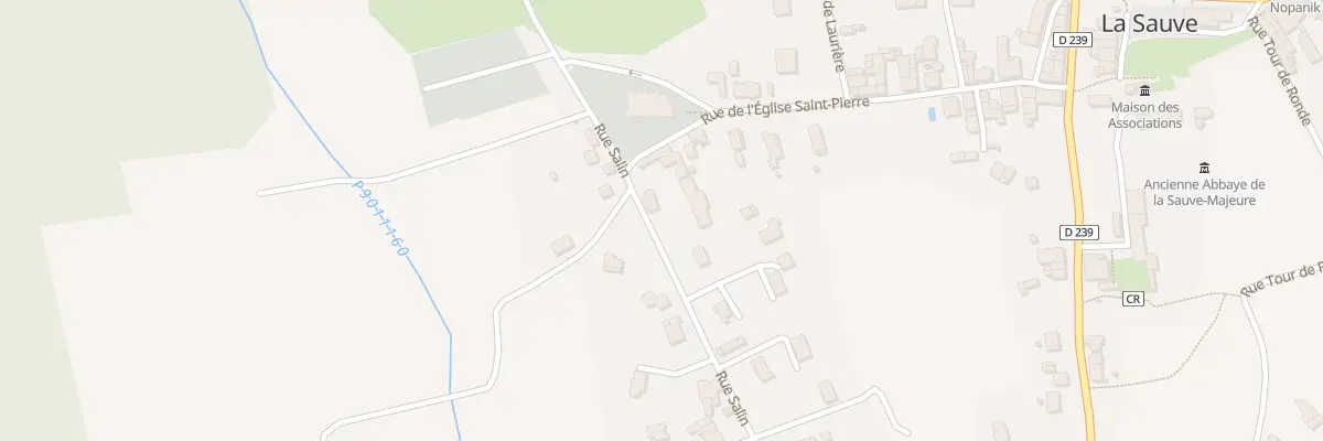 Plan du 8 Rue de Salin à La Sauve