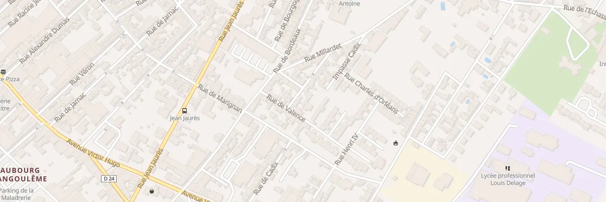 Plan du 6 Rue de Mahon à Cognac