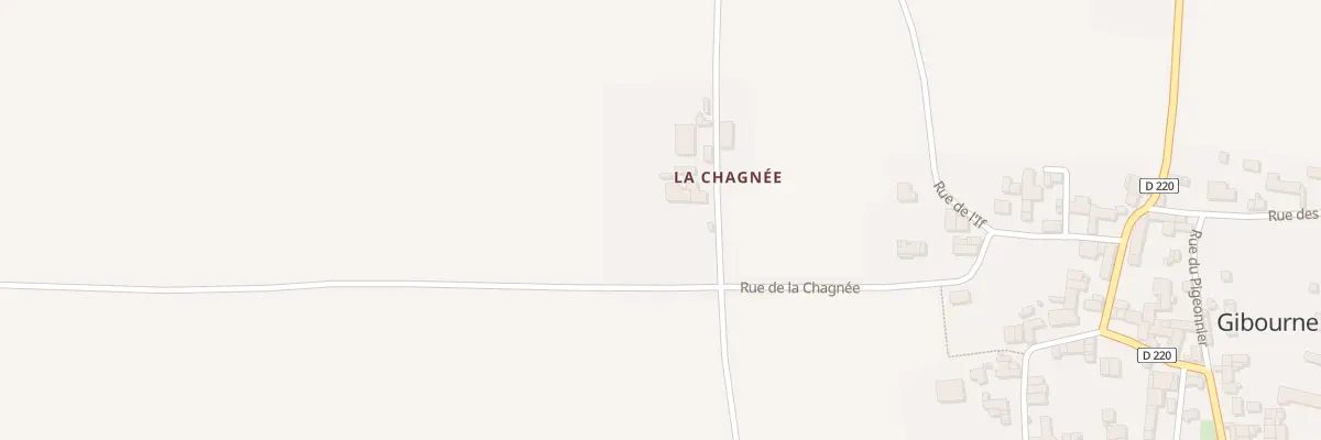 Plan du 2 La Chagnee à Gibourne