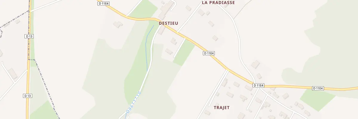 Plan du 5B Destieu Sud à Laroque