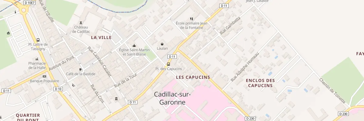 Plan du 4 Rte de Sauveterre à Cadillac-sur-Garonne