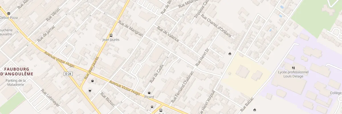 Plan du 130 Rue de Marignan à Cognac