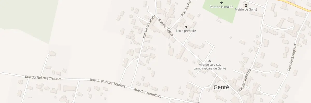 Plan du 15 Rue de la Vallade à Genté