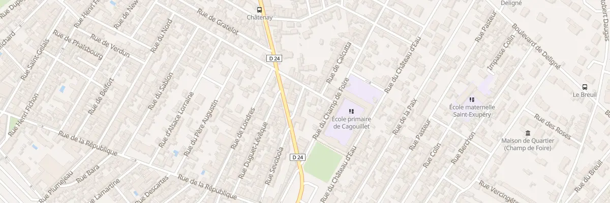 Plan du 42 Rue Sévobola à Cognac