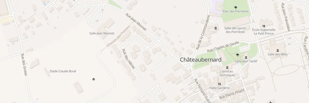 Plan du 2 Rue des Hêtres à Châteaubernard