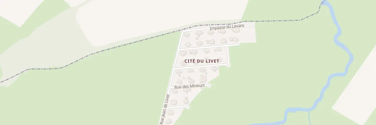Plan du 1B Rue Sainte-Barbe à Saint-Germain-le-Vasson