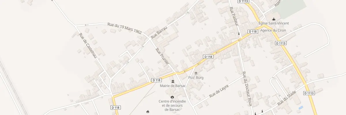 Plan du 434 Leyre à Barsac