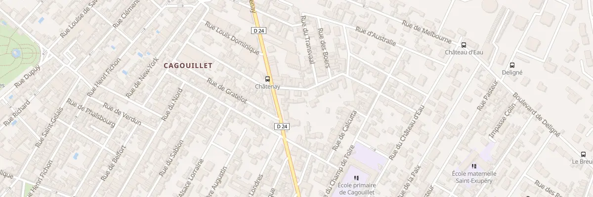 Plan du 6 Rue de Montréal à Cognac