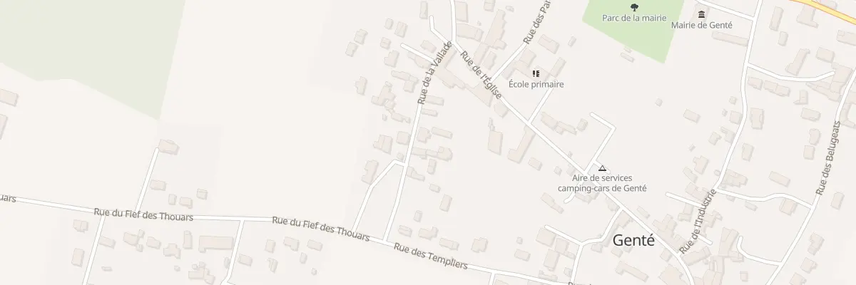Plan du 19 Rue de la Vallade à Genté