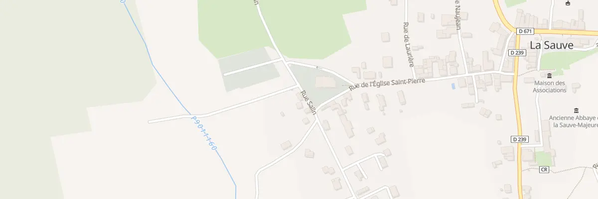 Plan du 3 Rue de Salin à La Sauve