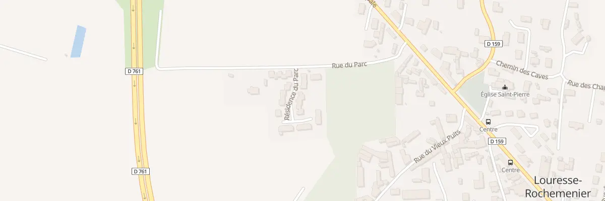 Plan du 3 Res du Parc à Louresse-Rochemenier