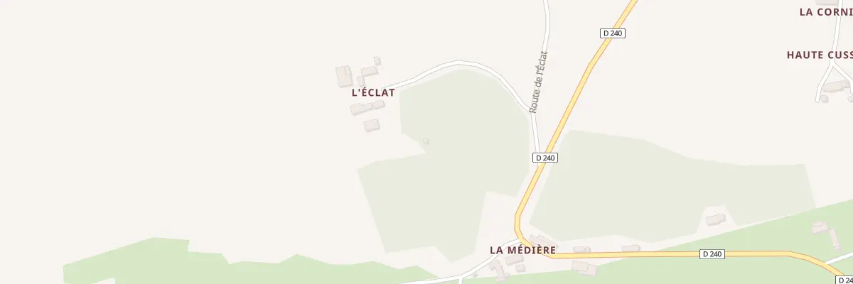 Plan du 245 Che de l’Éclat à Saint-Georges-sur-Erve