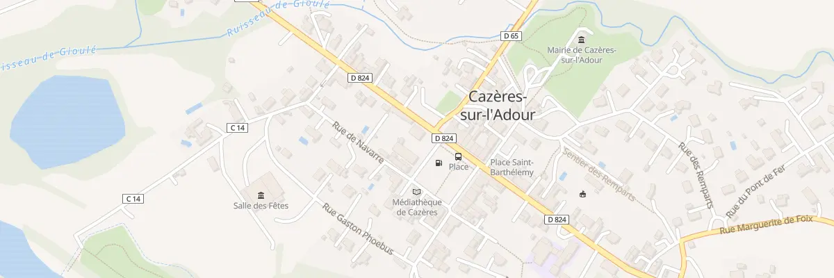 Plan du 80 Pl de l’Ancienne Bastide à Cazères-sur-l’Adour