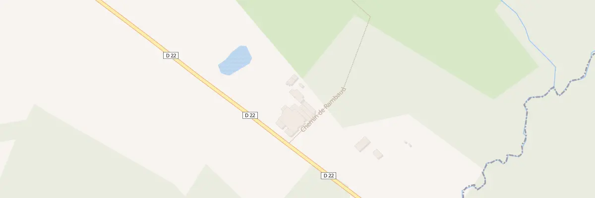Plan du 49 Che de Rambaud à Laruscade