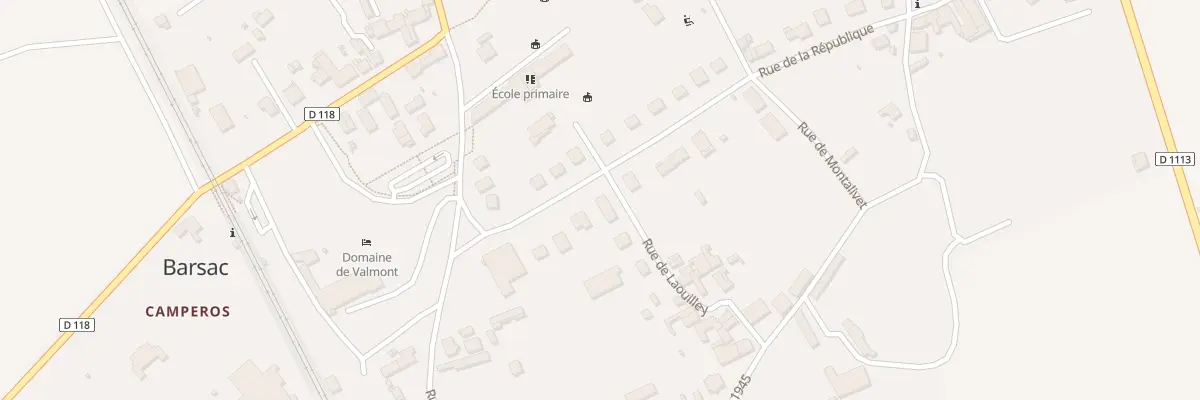 Plan du 21 Rue de Laouilley à Barsac