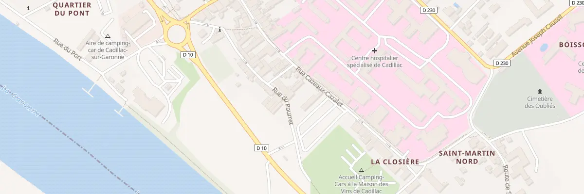Plan du 57 Rue du Pourret à Cadillac-sur-Garonne