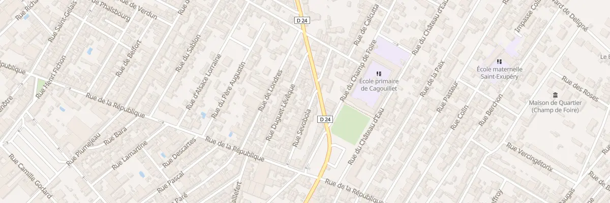 Plan du 29 Rue Sévobola à Cognac