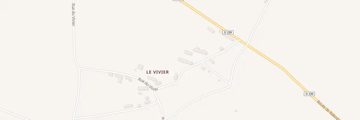 Plan du 49 Le Vivier Nord à Ménil-Hermei