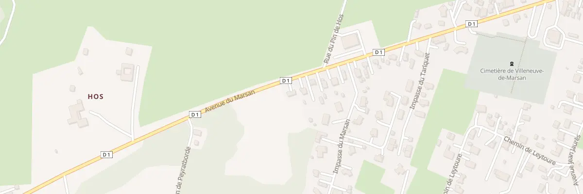 Plan du 915 Av du Marsan à Villeneuve-de-Marsan