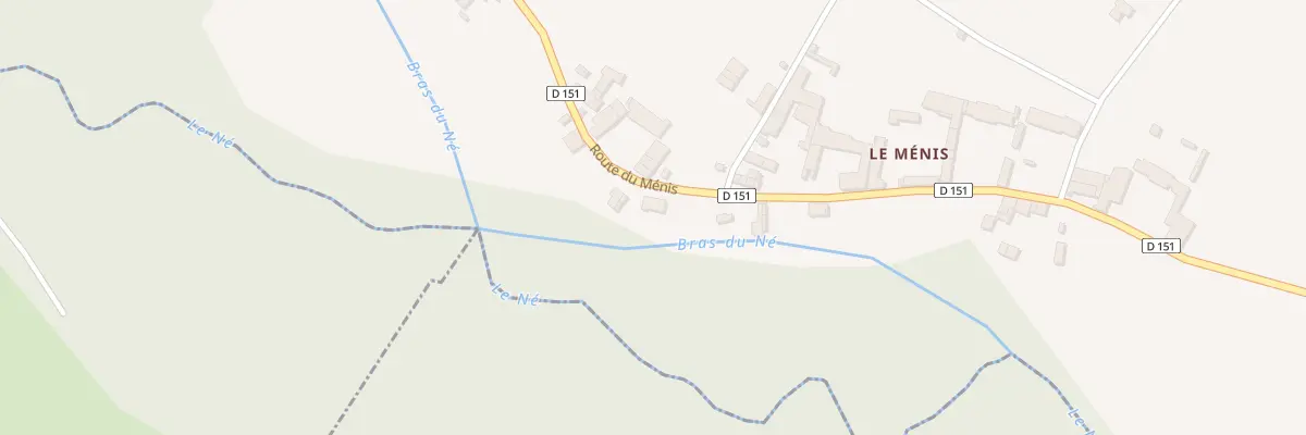 Plan du 9 Rte du Ménis à Saint-Fort-sur-le-Né