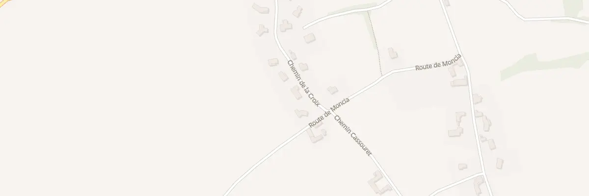 Plan du 298 Che de la Croix à Lalonquette