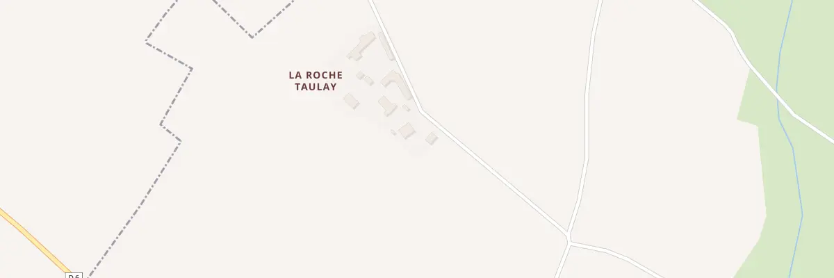 Plan du 5500 La Roche Taulay à Augé