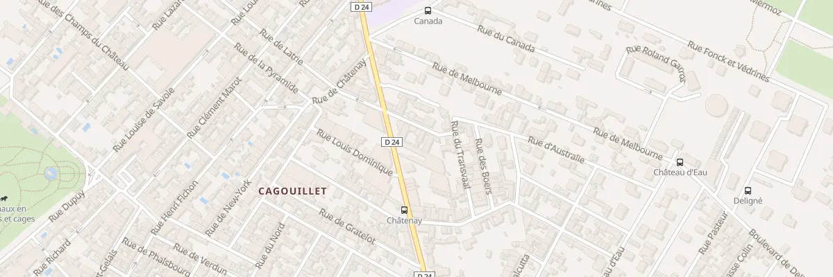 Plan du 14 Rue du Limousin à Cognac