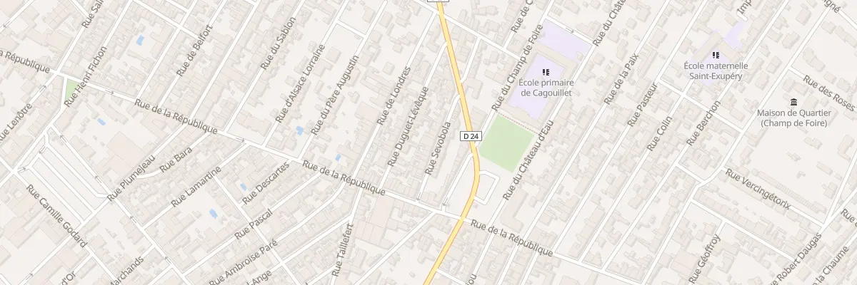 Plan du 19 Rue Sévobola à Cognac