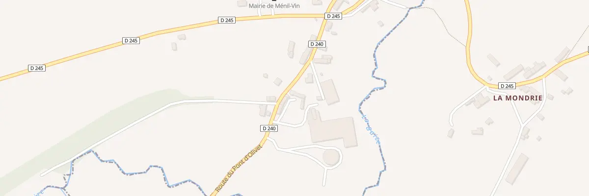 Plan du 3 Le Bourg à Ménil-Vin