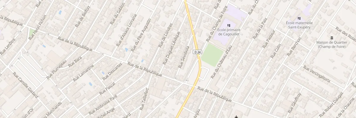 Plan du 15 Rue Sévobola à Cognac