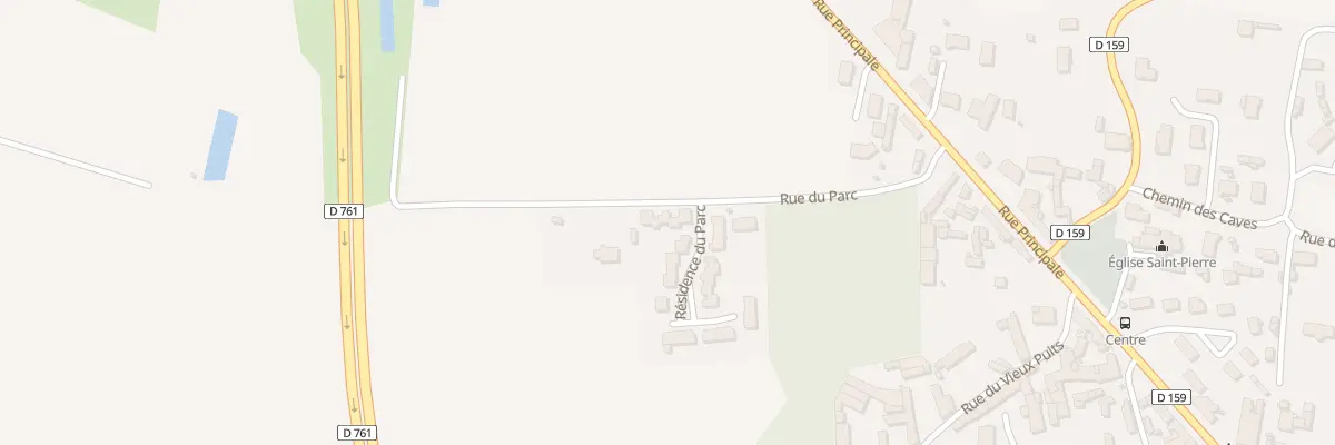 Plan du 5 Rue du parc à Maulévrier