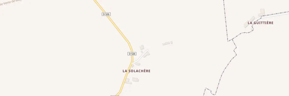 Plan du 1 La Solachere à Loupfougères