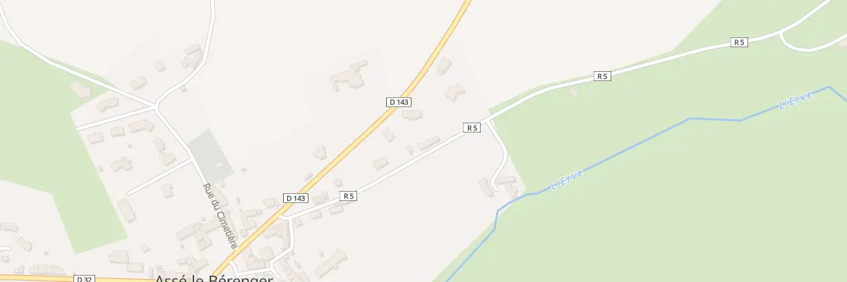Plan du 9 Che de la Viel Rte de St Georg à Assé-le-Bérenger