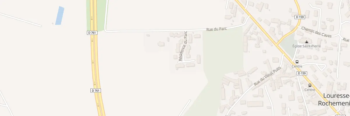 Plan du 8 Res du Parc à Louresse-Rochemenier