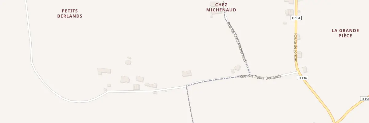 Plan du 6 Rue des Petits Berlands à Sousmoulins