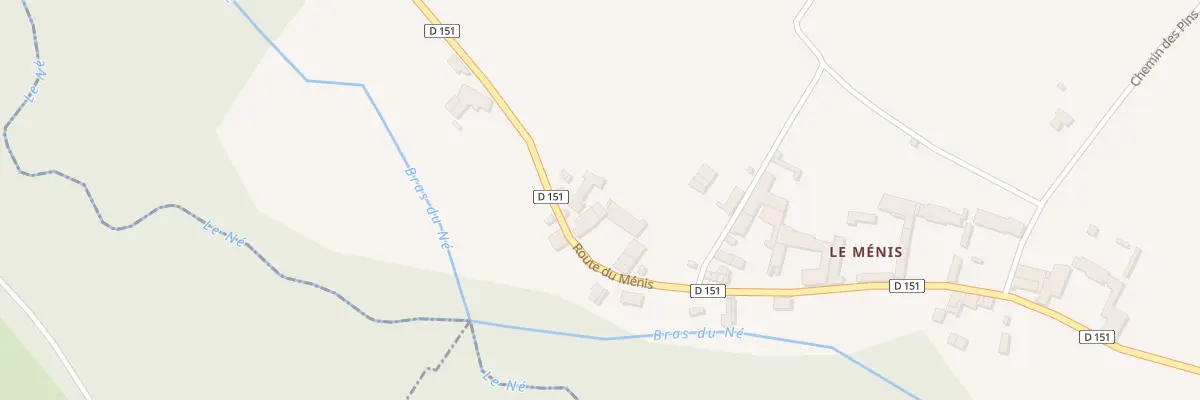 Plan du 30 Rte du Ménis à Saint-Fort-sur-le-Né