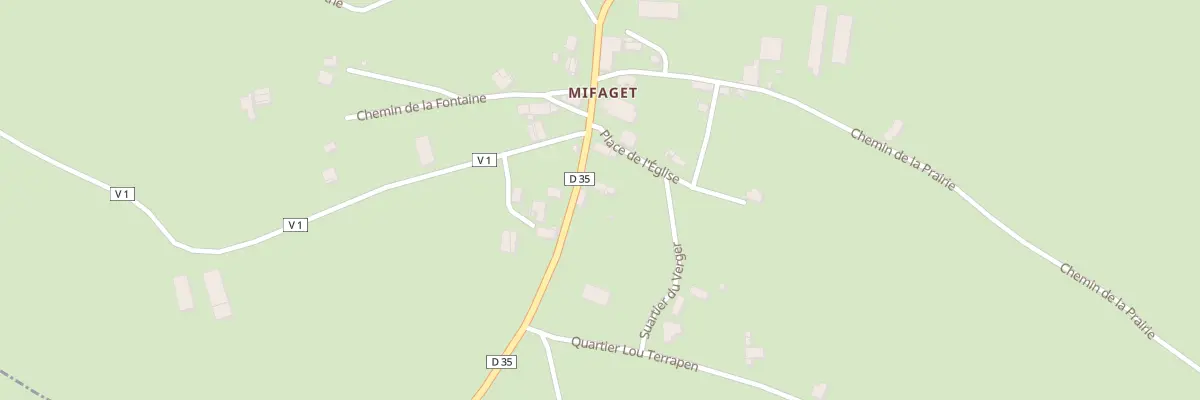Plan du 3 Rte de Louvie Juzon à Bruges-Capbis-Mifaget