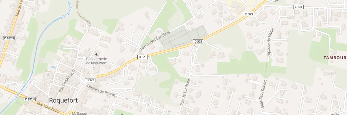 Plan du 260 Rue de la Gde Lande à Roquefort