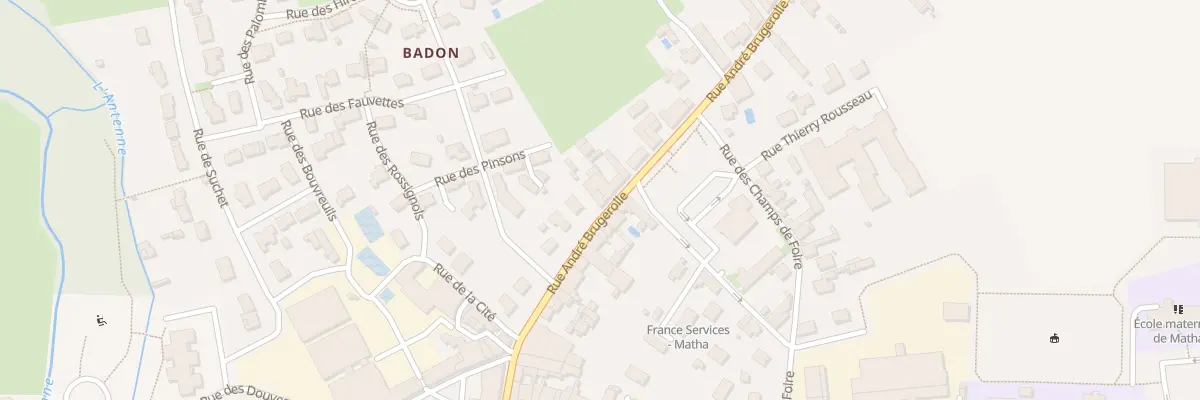 Plan du 31 Rue André Brugerolle à Matha