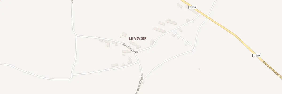 Plan du 5 Rue du Vivier à Ménil-Hermei