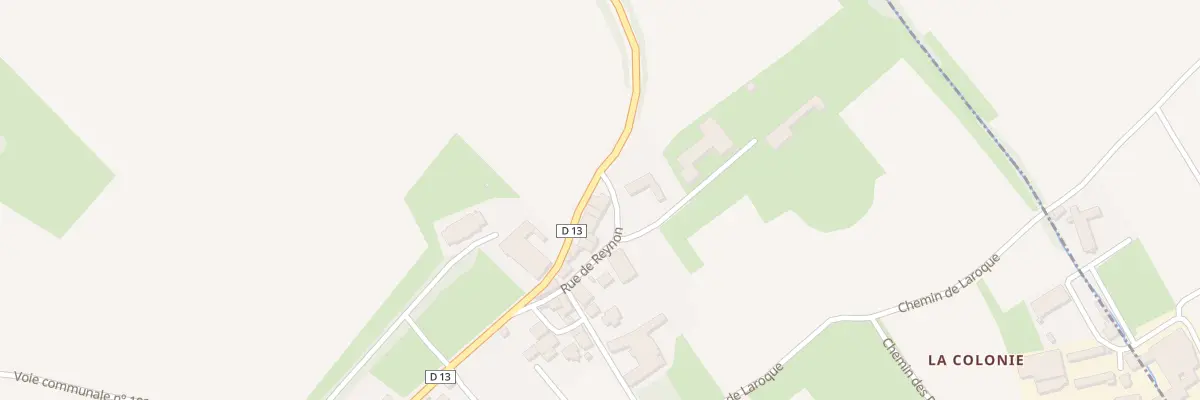 Plan du 11 Rue de Reynon à Béguey