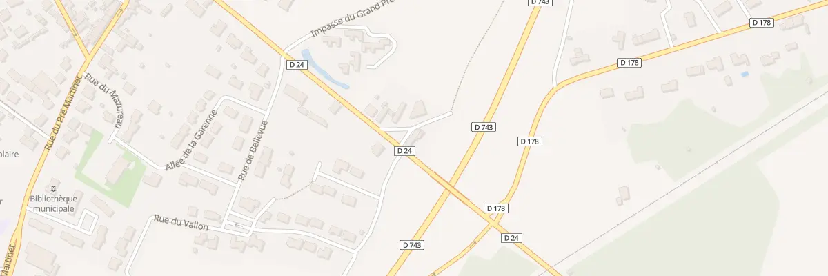 Plan du 2 Rue des Glycines à Mazières-en-Gâtine