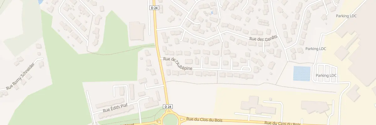 Plan du 9 Rue de l’Aubépine à Sablé-sur-Sarthe