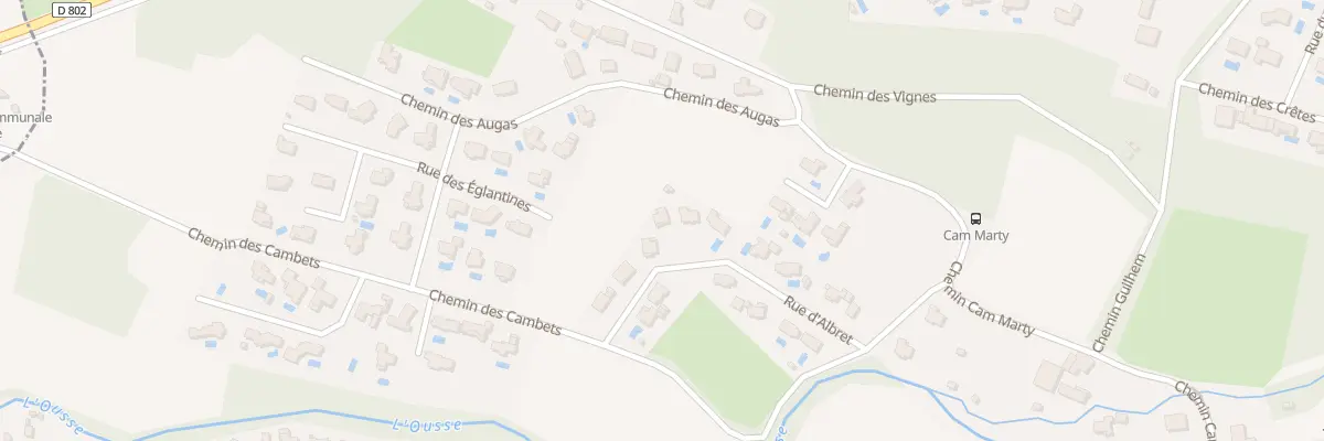 Plan du 7 Rue d’Albret à Idron