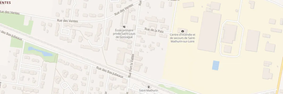 Plan du 40 Rue du Port La Vallée à Loire-Authion