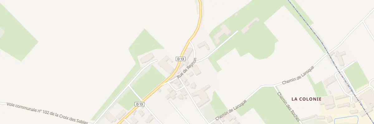 Plan du 5 Rue de Reynon à Béguey